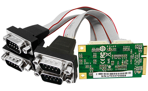 工業(yè)級(jí)迷你PCI-E擴(kuò)展卡_UT-7884 Mini PCI-E轉(zhuǎn)4口RS-485/422高速多串口卡